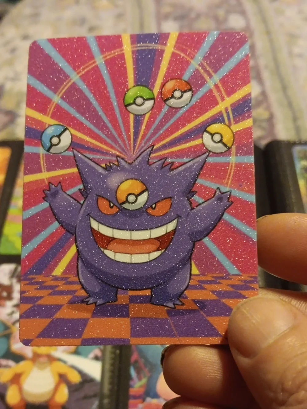 Sparkling Gengar Collectible Card Art
